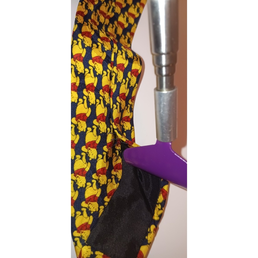 Lot of 2 Vintage Silk Novelty Neck Ties Mickey Mouse Winnie The Pooh Kidcore - Picture 8 of 16